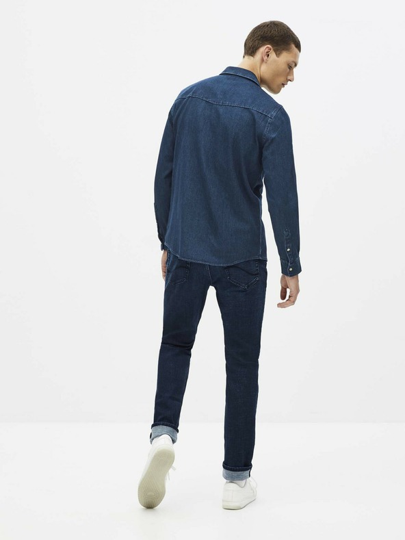 Celio Tmavě modrá košile Celio Sarevient