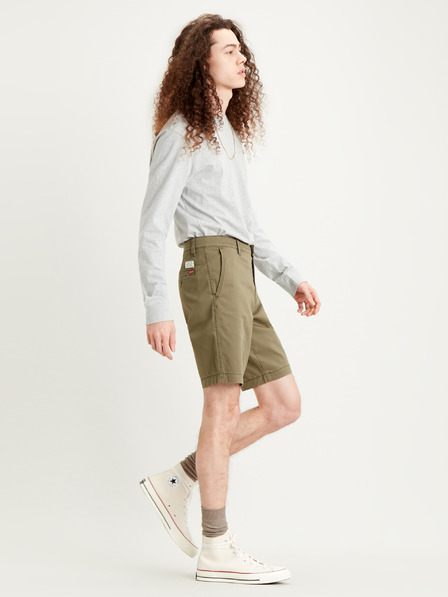 Levi's® Khaki pánské chino kraťasy Levi's® Taper