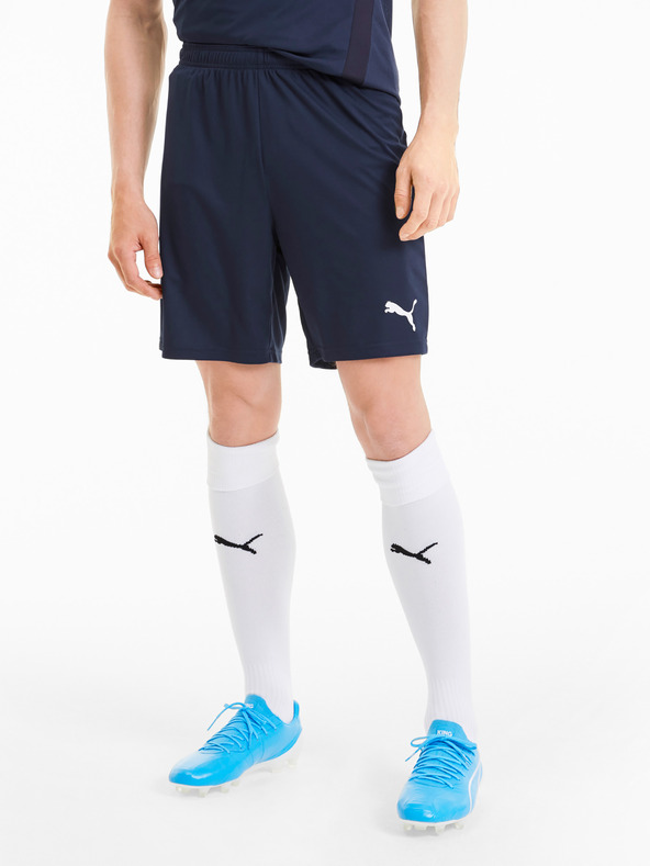 Puma Tmavě modré pánské sportovní kraťasy Puma Team Goal