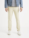 Celio Krémové chino kalhoty Celio Roprime