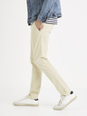Celio Krémové chino kalhoty Celio Roprime