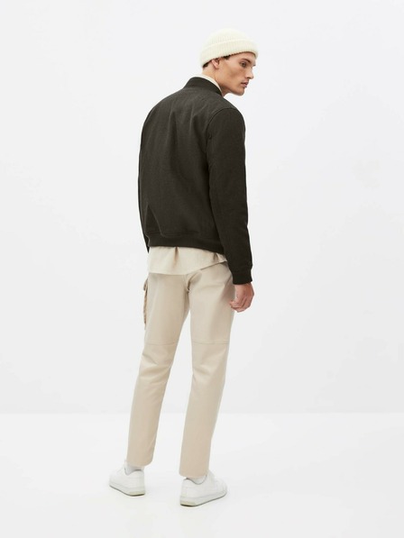 Celio Tmavě hnědá bunda Celio Sujoker