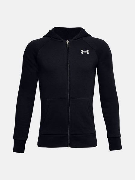 Under Armour Chlapecká mikina Under Armour RIVAL COTTON FZ HOODIE