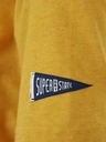 SuperDry Žluté dámské tričko s potiskem Superdry