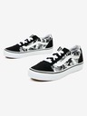 Vans Šedo-černé klučičí vzorované tenisky s detaily v semišové úpravě VANS UY Old Skool