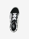 Vans Šedo-černé klučičí vzorované tenisky s detaily v semišové úpravě VANS UY Old Skool