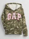 GAP Dětská mikina army GAP logo