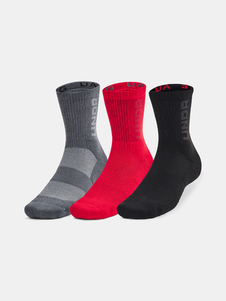 Under Armour Unisexové ponožky Under Armour UA 3-Maker Mid-Crew (3 páry)