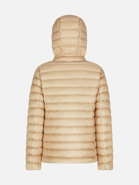 Geox Hnědá dámská péřová bunda Geox Jaysen