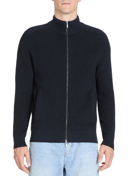 Celio Tmavě modrý kardigan na zip Celio  Jeshintano