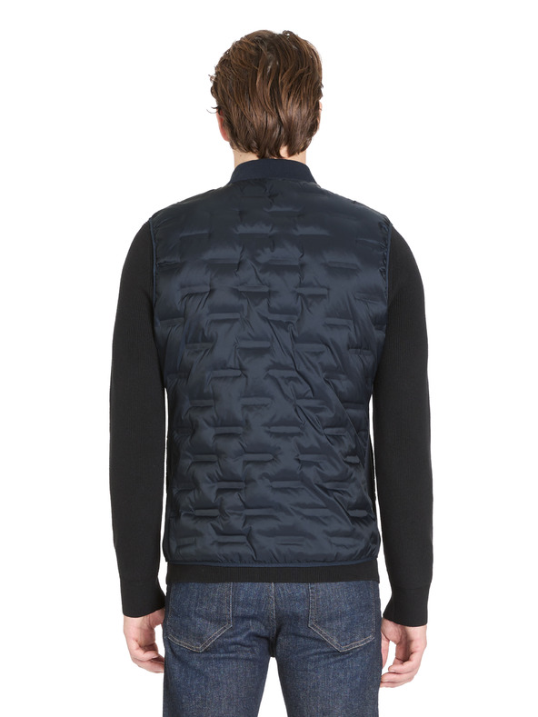 Celio Tmavě modrá pánská vesta Celio Geuniml