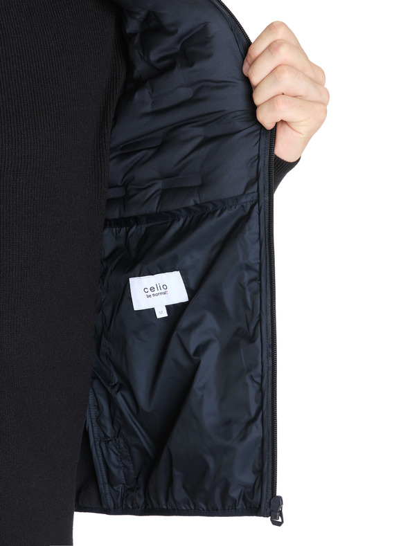 Celio Tmavě modrá pánská vesta Celio Geuniml