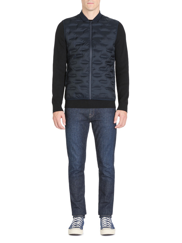 Celio Tmavě modrá pánská vesta Celio Geuniml