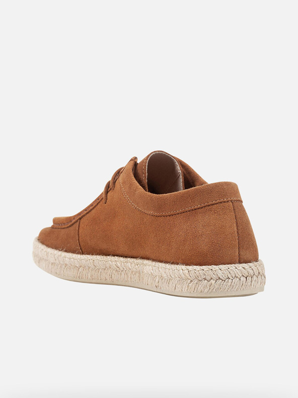 Geox Hnědé pánské tenisky Geox Ostuni