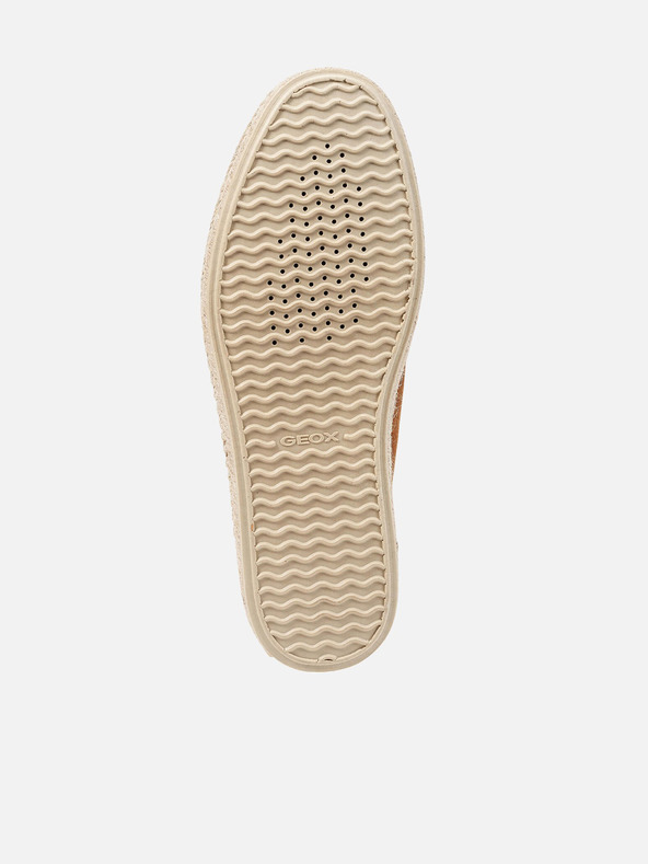 Geox Hnědé pánské tenisky Geox Ostuni
