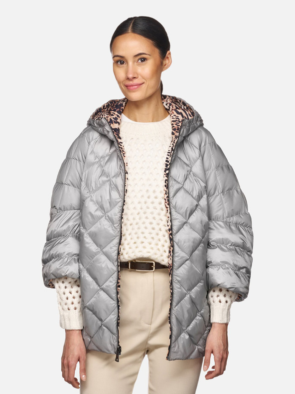 Geox Hnědá dámská bunda Geox Diamond
