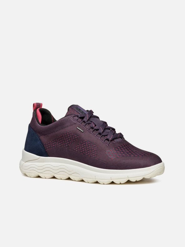 Geox Tmavě fialové dámské tenisky Geox Spherica 4x4 B Abx