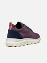 Geox Tmavě fialové dámské tenisky Geox Spherica 4x4 B Abx