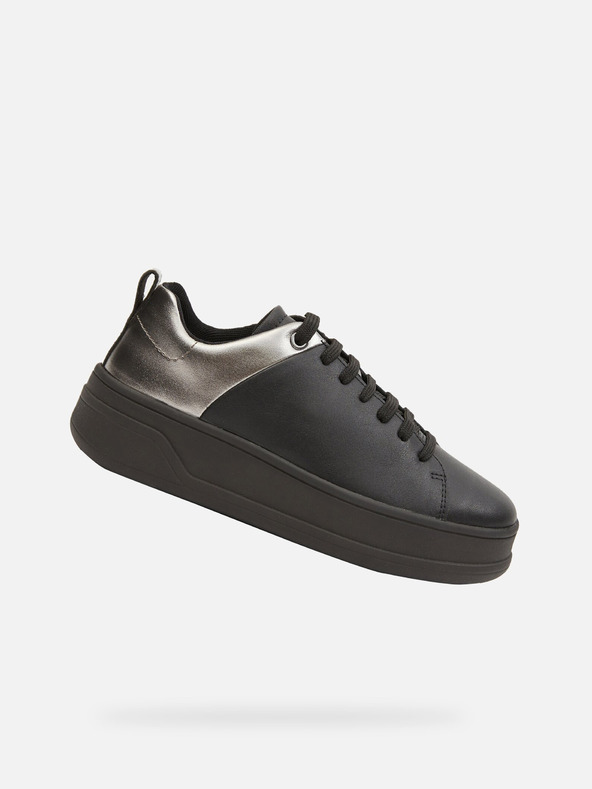 Geox Černé dámské tenisky Geox Spherica Ecub-2