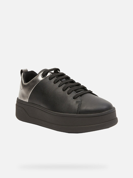 Geox Černé dámské tenisky Geox Spherica Ecub-2