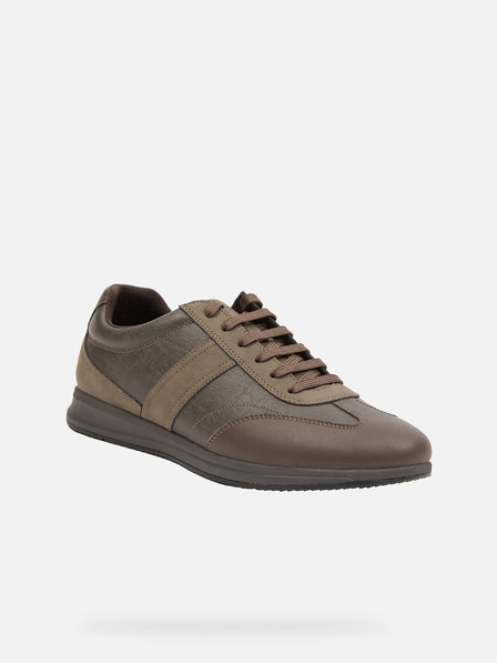 Geox Hnědé pánské tenisky Geox Avery