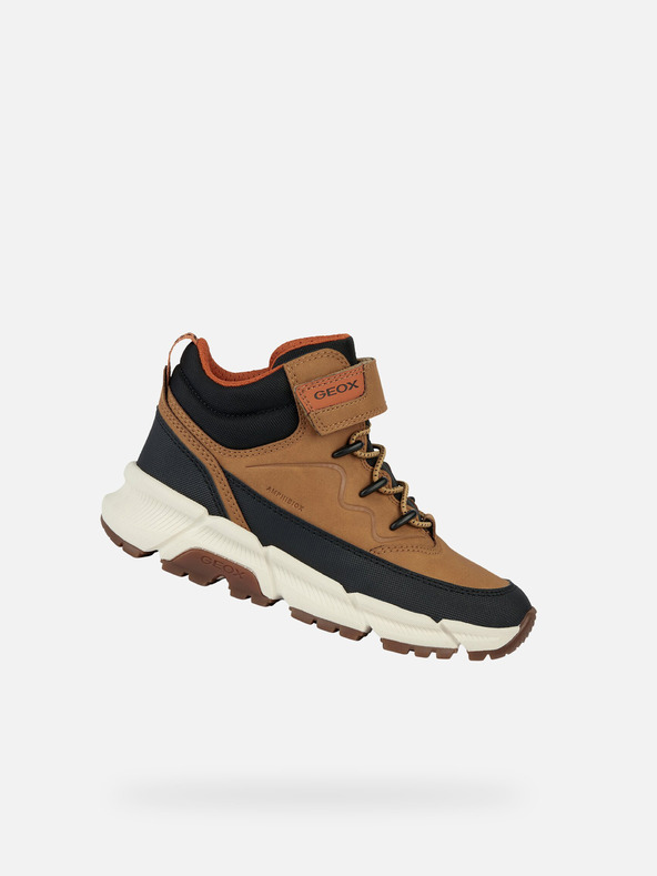 Geox Žlutá chlapecká kotníková obuv Geox Flexyper Plus Boy