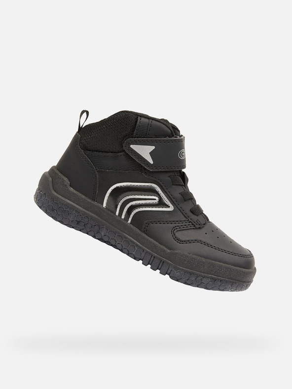 Geox Černé chlapecké tenisky Geox Buzzerlight