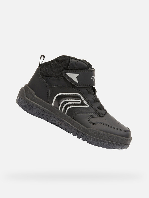 Geox Černé chlapecké tenisky Geox Buzzerlight