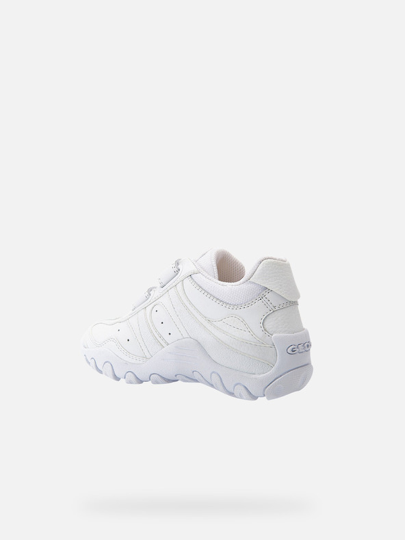 Geox Bílé chlapecké tenisky Geox Crush