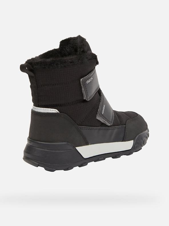 Geox Černá chlapecká zimní obuv Geox Trekkyup  B Abx