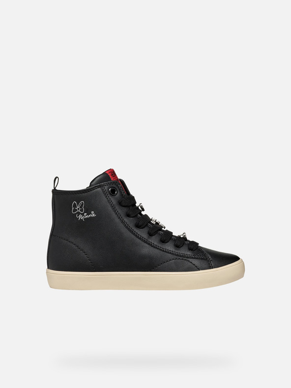 Geox Černá dívčí kotníková obuv Geox Gisli Girl