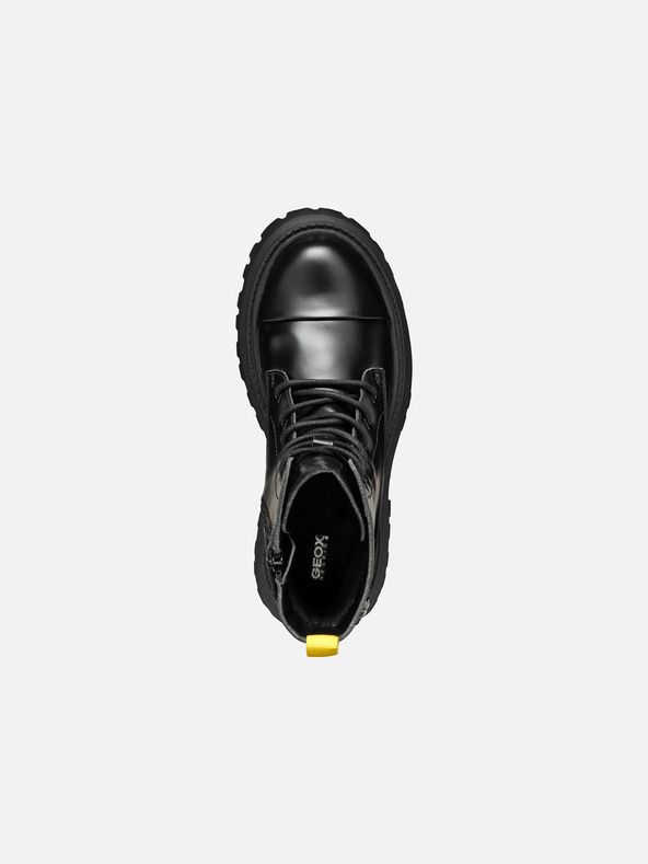 Geox Černá dívčí kotníková obuv Geox Maquinnerns Girl