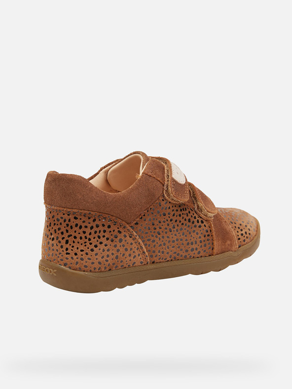 Geox Dívky první kroky Geox Macchia Světle hnědá