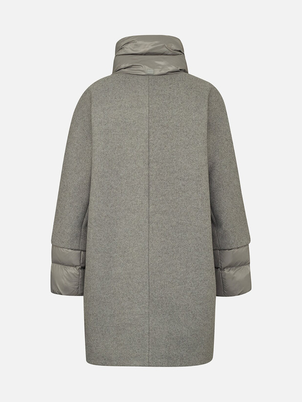 Geox Šedý dámský kabát Geox Diamanta