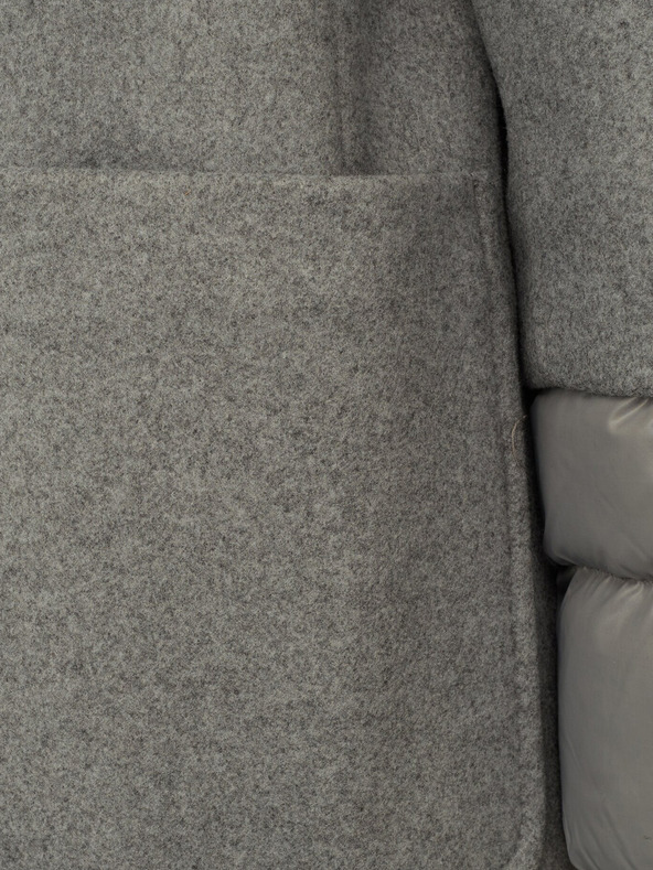 Geox Šedý dámský kabát Geox Diamanta