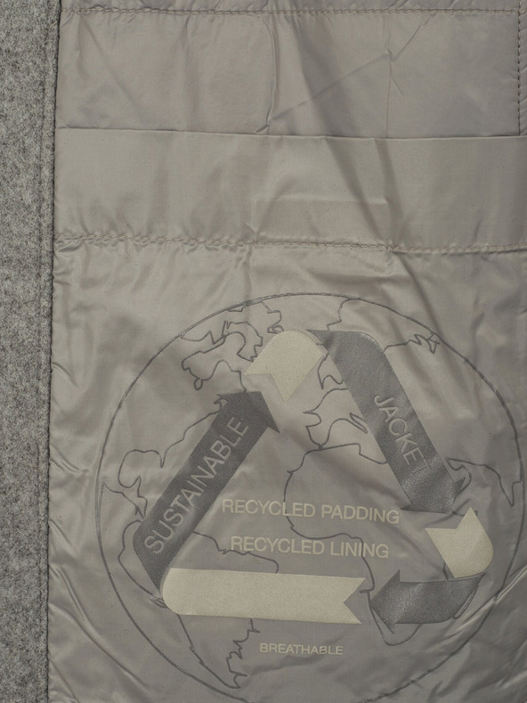 Geox Šedý dámský kabát Geox Diamanta