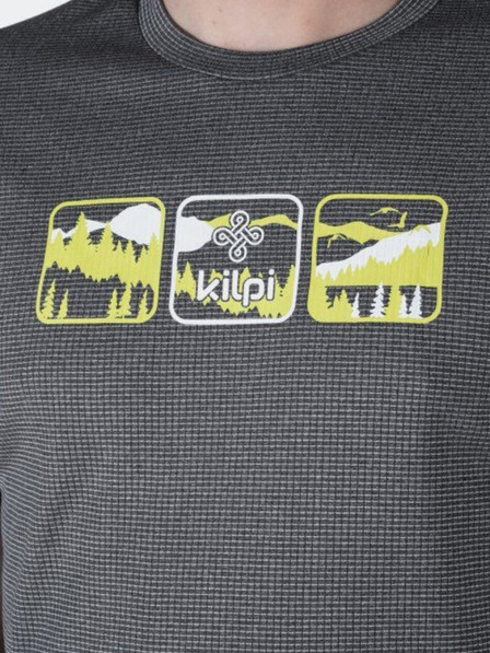 Kilpi Pánské outdoorové tričko Kilpi GIACINTO-M Tmavě šedá