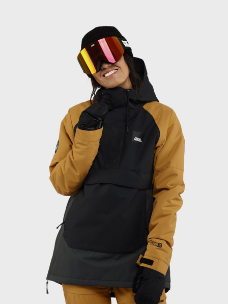 Horsefeathers Bunda Mija - black/spruce yellow velikost L HORSEFEATHERS