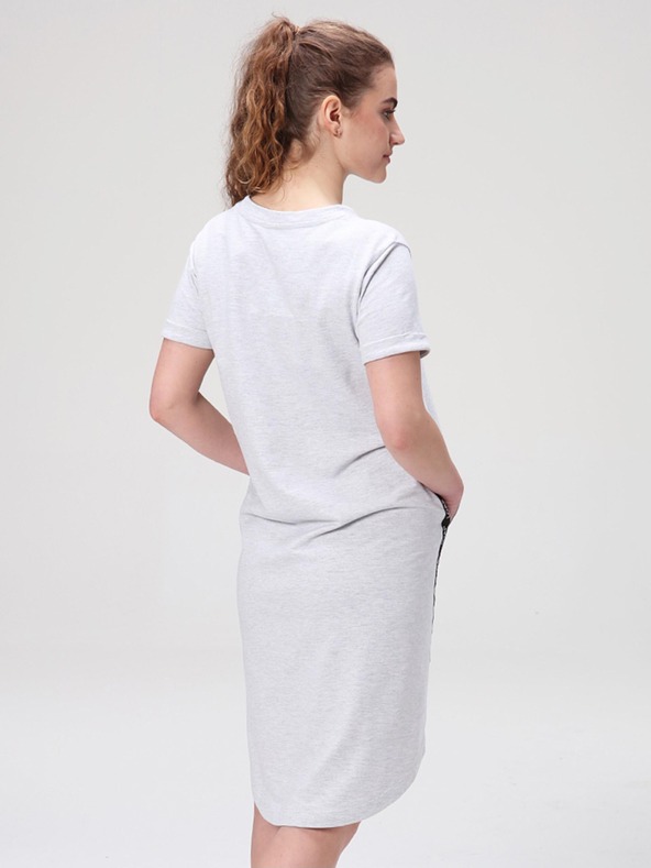 Loap Šedé dámské šaty LOAP Ewelina