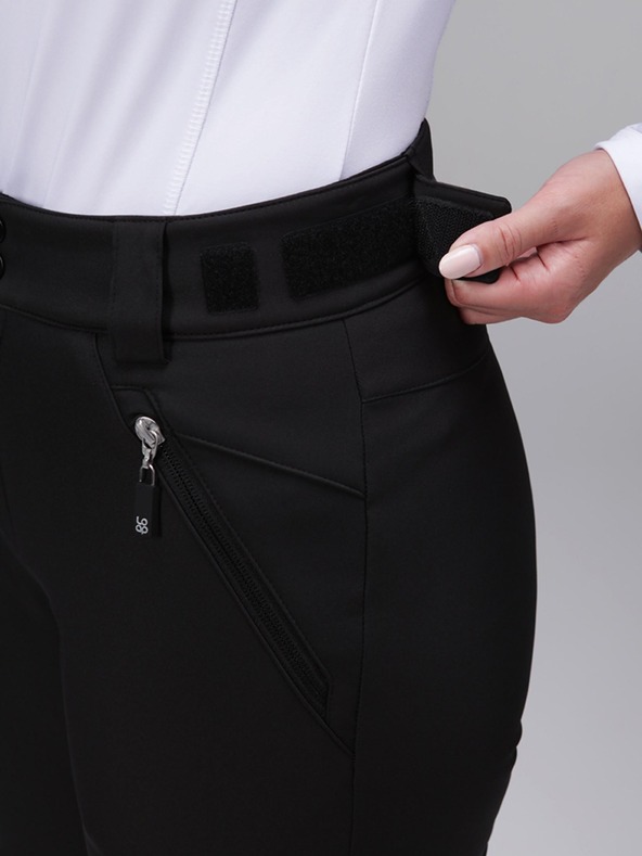 Loap Černé dámské softshellové kalhoty LOAP Lupgula