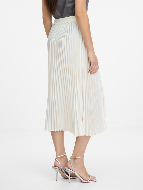 Orsay Krémová dámská sukně ORSAY