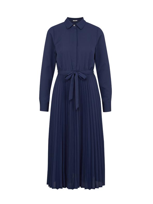 Orsay Tmavě modré dámské midi šaty ORSAY