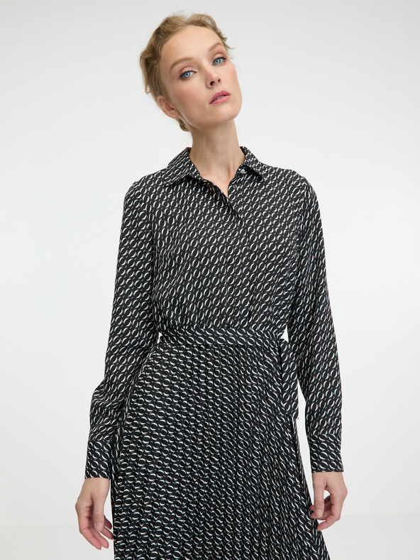 Orsay Šedé dámské midi šaty ORSAY