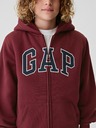 GAP Dětská sherpa mikina s logem GAP