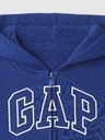 GAP Baby sherpa mikina s logem GAP