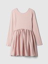 GAP Dětské šaty se saténovou sukní GAP