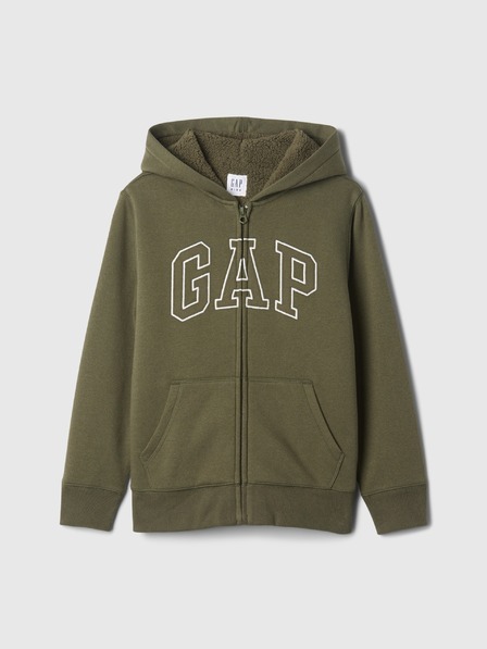 GAP Dětská sherpa mikina s logem