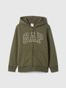 GAP Dětská sherpa mikina s logem GAP