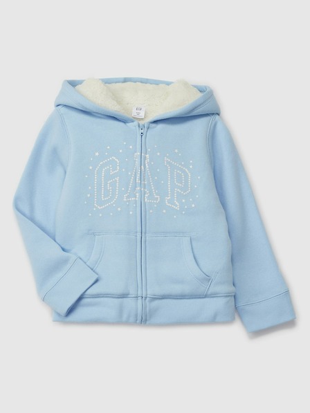 GAP Baby sherpa mikina s logem