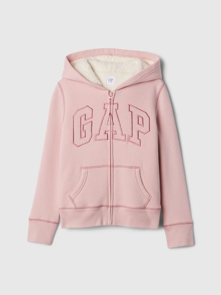 GAP Dětská sherpa mikina s logem